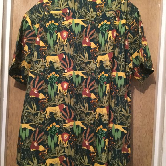 Men's button down animal print new with tags shirt - Picture 4 of 4